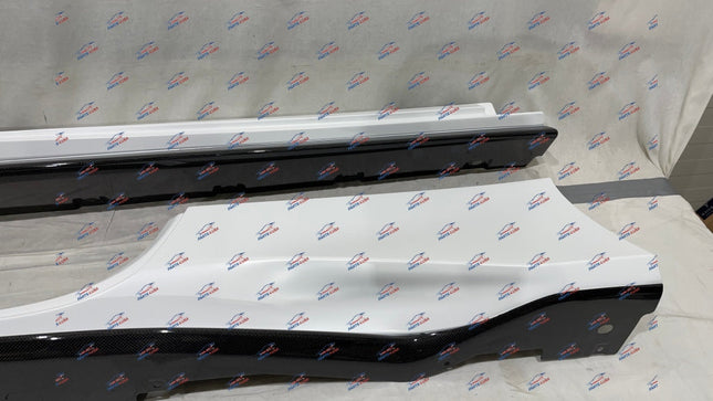 Ferrari 488 Pista Side Skirts, Carbon Fiber, Left and Right, OEM, Part Number 766048 766055, view 10