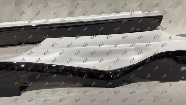 Ferrari 488 Pista Side Skirts, Carbon Fiber, Left and Right, OEM, Part Number 766048 766055, view 4
