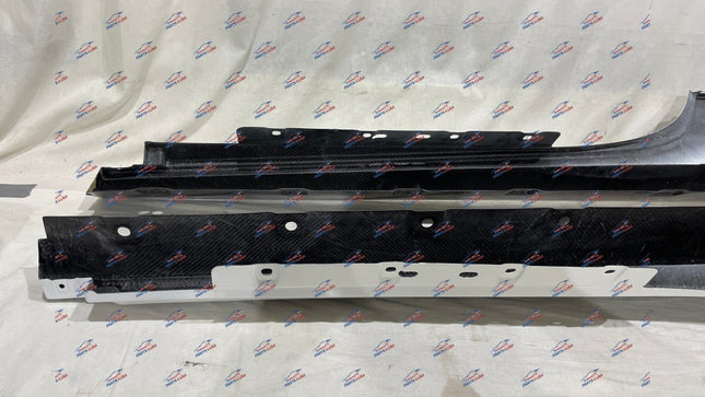 Ferrari 488 Pista Side Skirts, Carbon Fiber, Left and Right, OEM, Part Number 766048 766055, view 8