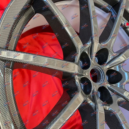 Ferrari 812 Competizione Carbon Fiber Wheels Set, OEM