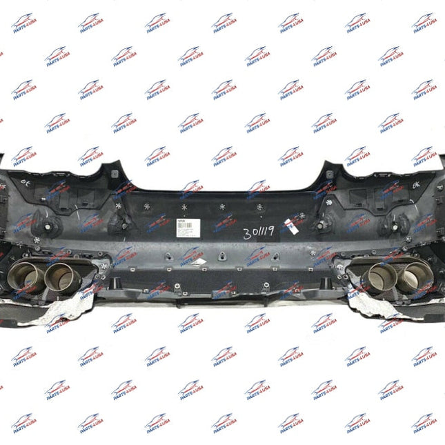 Ferrari 812 GTS Rear Bumper Complete with Black Tips, No Camera Version, OEM, Part Number 985786085