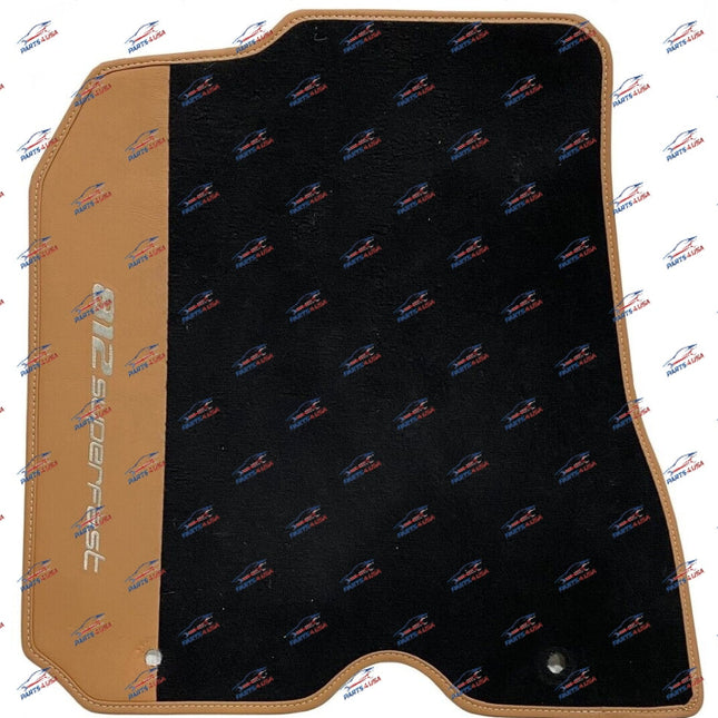 Ferrari 812 Superfast Floor Mat, Black with Camel, OEM Part