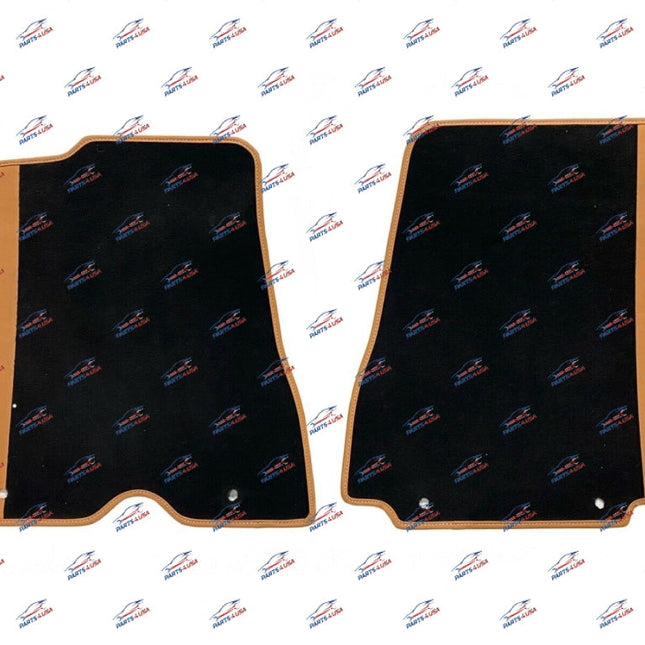 Ferrari 812 Superfast Floor Mat, Black with Camel, OEM Part