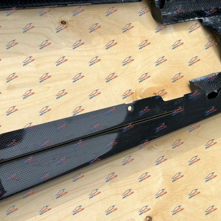 Ferrari 812 Superfast GTS Side Skirt Cover Outer Sill, Left and Right, Carbon Fiber, OEM, Part Numbers: 89130300/89130200