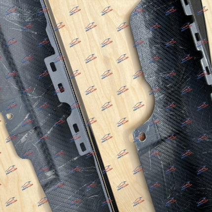 Ferrari 812 Superfast GTS Side Skirt Cover Outer Sill, Left and Right, Carbon Fiber, OEM, Part Numbers: 89130300/89130200