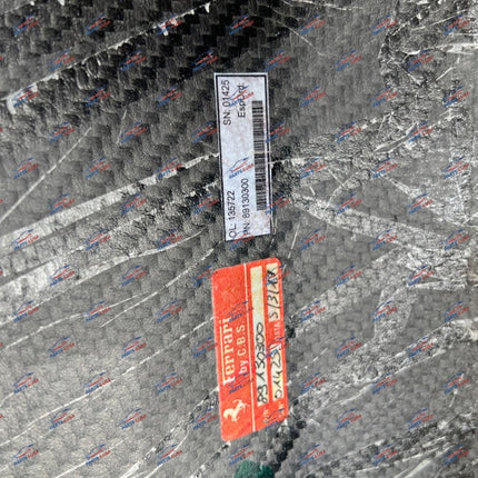 Ferrari 812 Superfast GTS Side Skirt Cover Outer Sill, Left and Right, Carbon Fiber, OEM, Part Numbers: 89130300/89130200