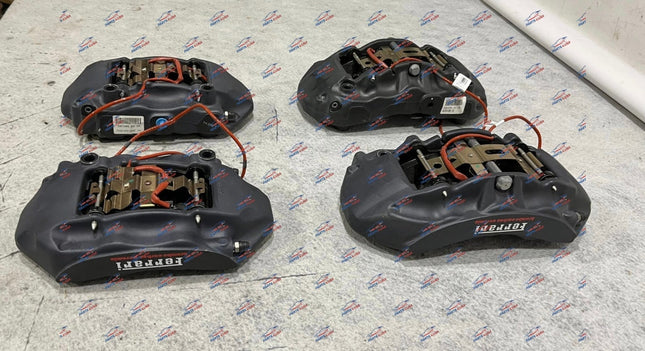 Ferrari California Brake Set, Calipers & Pads, Set of 4, Gray, OEM