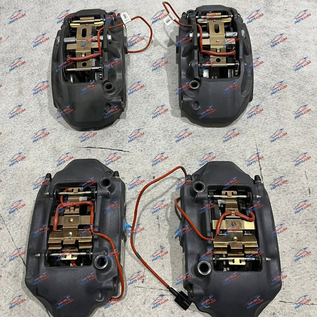 Ferrari California Brake Set, Calipers & Pads, Set of 4, Gray, OEM