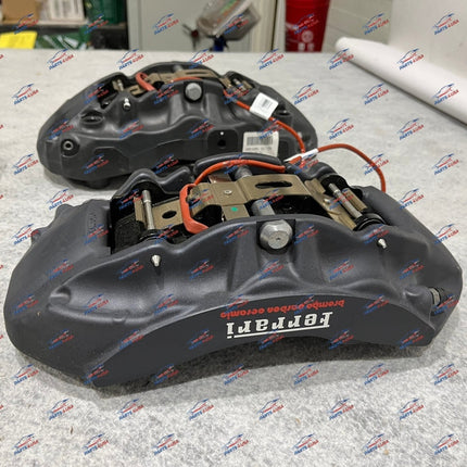 Ferrari California Brake Set, Calipers & Pads, Set of 4, Gray, OEM