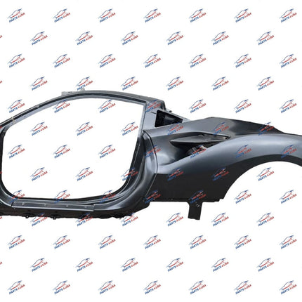 Ferrari F8 Tributo Left Flank Side Panel, Primed, OEM, Part Number: 985855282