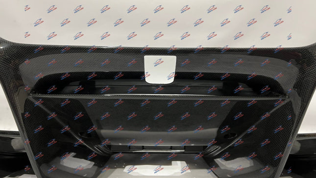 Ferrari F8 Tributo Rear Bumper with Carbon Rear Diffuser, OEM, Part Number: 985984431
