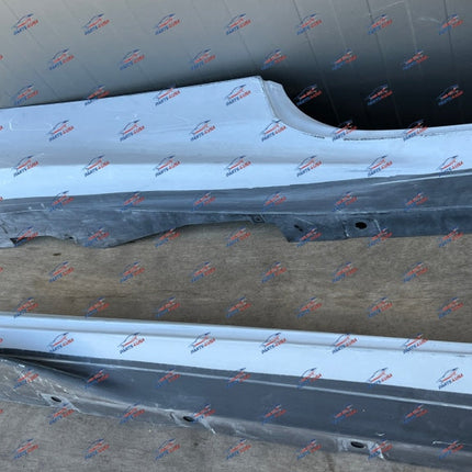 Ferrari F8 Tributo Side Skirt, Carbon Fiber, Left + Right, Primed, OEM, Part Numbers: 985881796/985881797