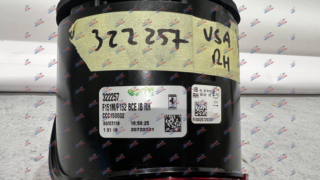 Ferrari F8 Tributo & Spider Inner Tail Light, Right Side, USA Version, OEM, Part Number: 322257