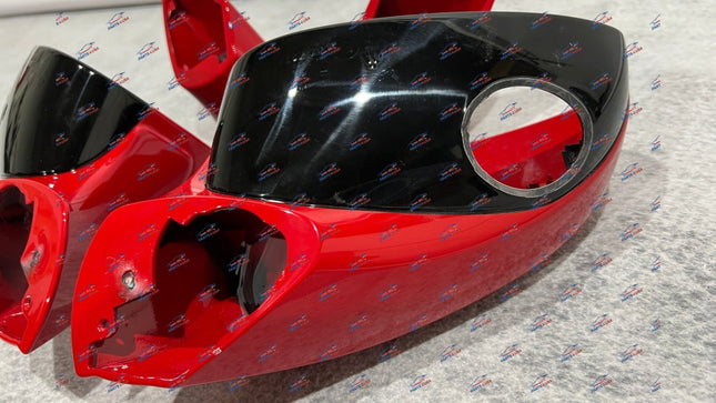 Ferrari F8 Tributo/Spider Mirror Cover, Camera Version, OEM, Part Number 985873186 985873188
