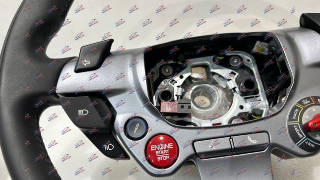 Ferrari F8 Tributo/Spider Steering Wheel, Leather, OEM, Part Number 860656