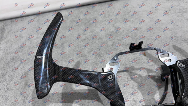 Ferrari FF, 458 & F12 Gear Shift Paddle Complete, Carbon Fiber, OEM, Part Number: 278724