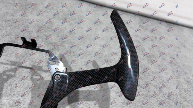 Ferrari FF, 458 & F12 Gear Shift Paddle Complete, Carbon Fiber, OEM, Part Number: 278724