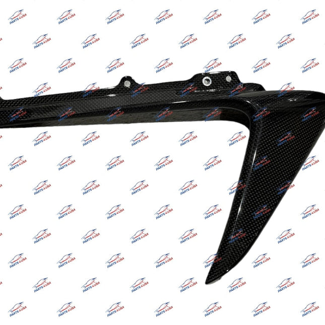 Ferrari 488 Pista Left Lateral Under-Chin Element, Carbon Fiber, OEM, Part Number: 807967