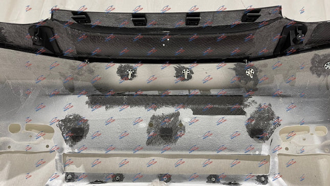 Ferrari 488 Pista Rear Bumper Cover, Carbon Fiber, OEM, Part Number 985829588, view 5