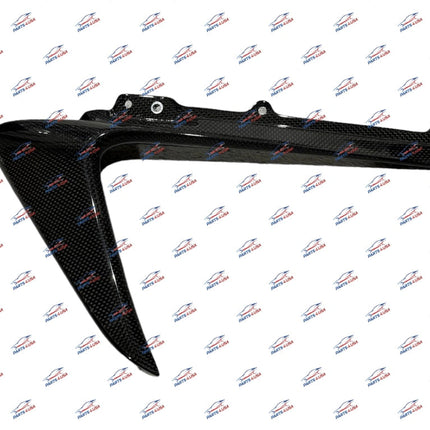 Ferrari 488 Pista Right Lateral Under-Chin Element, Carbon Fiber, OEM, Part Number: 807968