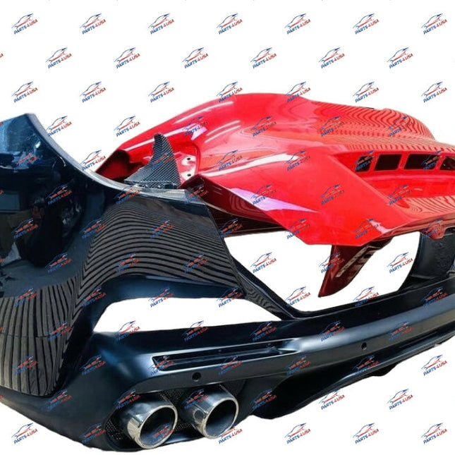 Ferrari Portofino Rear Bumper with Rear Trunk Complete and Exhaust Tips, OEM, view 2
