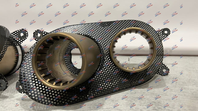 Ferrari Roma Exhaust with Gold Tips, OEM, Part Number 922164