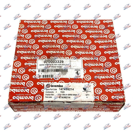 Ferrari Roma Front Brake Pads Kit, OEM, Part Number 70003329