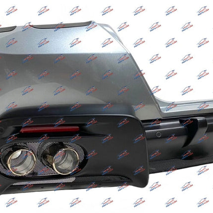 Ferrari Roma Rear Bumper Complete with Gold Tips, USA Version, OEM, Part Number 985832325