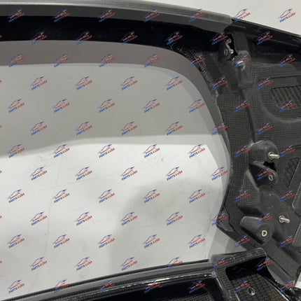Ferrari SF90 Fiorano Package Rear Spoiler, Carbon Fiber, Glossy, OEM, Part Number: 898531