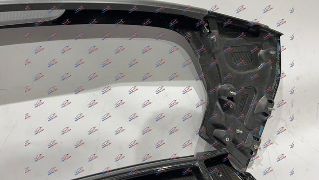 Ferrari SF90 Fiorano Package Rear Spoiler, Carbon Fiber, Glossy, OEM, Part Number: 898531