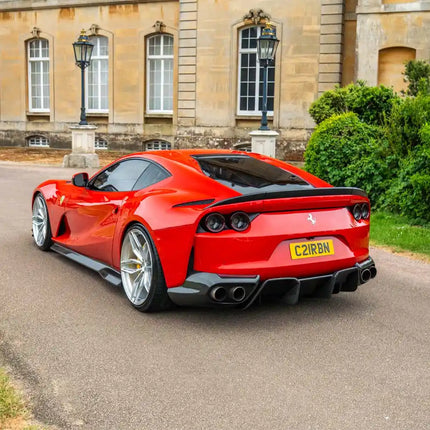 Ferrari 812 Superfast Carbon Fibre Diffuser close up