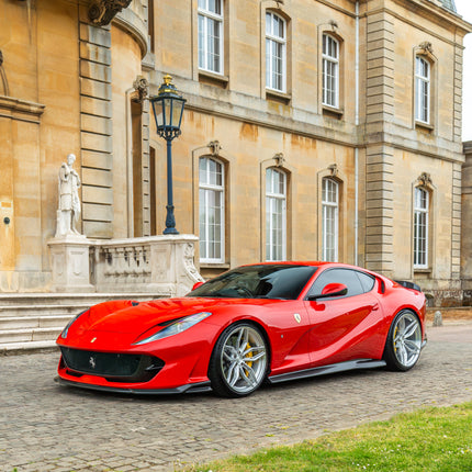Ferrari 812 Superfast carbon fibre splitter side profile