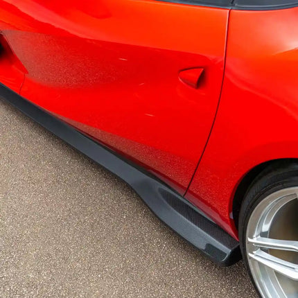 Ferrari 812 Superfast & GTS Carbon Fibre Side Skirt Extension CT5221