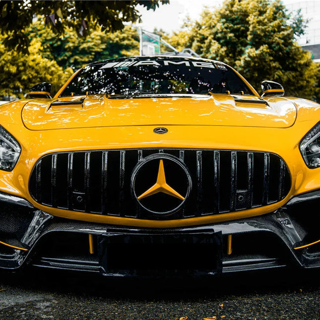 DarwinPro IMP Style Carbon Fiber Grille for Mercedes-AMG GT / GT S / GT C 2017-2020 (Without ACC), image 7