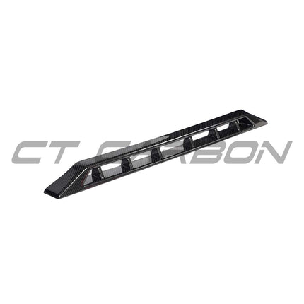 Mercedes G63 carbon fibre front bumper vents close up