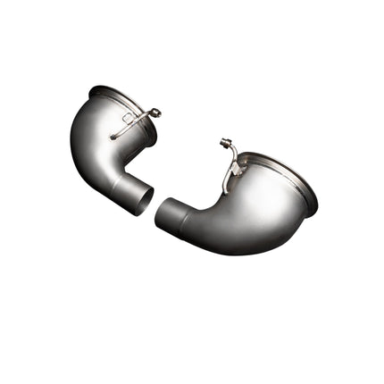 IPE Titanium Muffler Porsche 992 GT3 adapter OPF