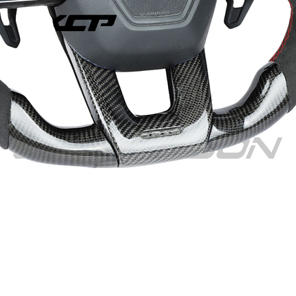 Lamborghini Urus custom steering wheel Alcantara stitching