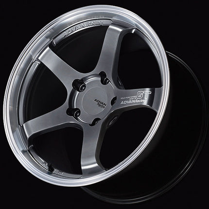 ADVAN V6119 Wheel GT 21x12J ET42 Machining and Hyper Platinum Black for PORSCHE