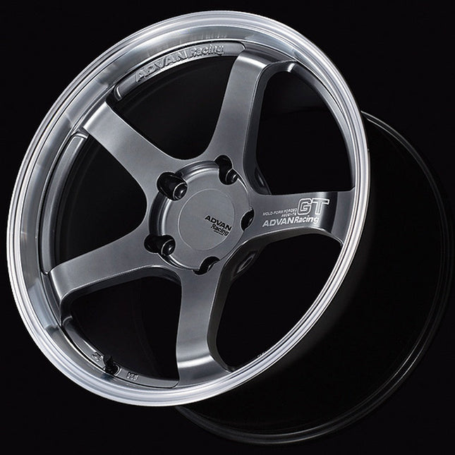 ADVAN V6119 Wheel GT 21x12J ET42 Machining and Hyper Platinum Black for PORSCHE