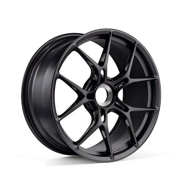 MANTHEY RACING 992044685 Wheel Set OM-1 20x9.5 / 21x12, Black Satin for PORSCHE 911 GT3 / GT3 Touring (992.1)