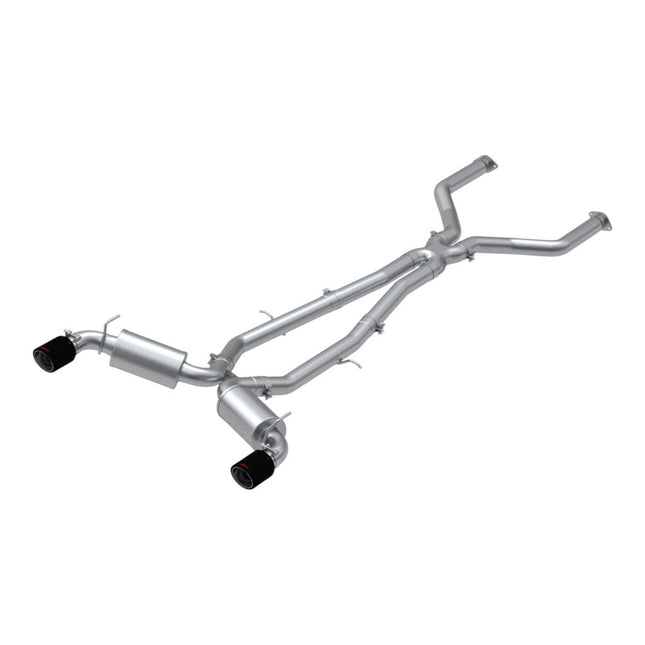 MBRP S44043CF Armor Pro Cat-Back Exhaust for Infiniti Q60 (2017-2022)