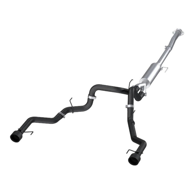 MBRP S5268BLK Armor BLK Cat-Back Exhaust for Ford F-150 Tremor 3.5L / 5.0L (2021+)