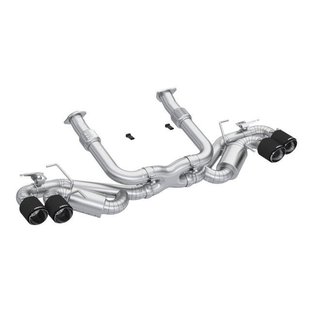 MBRP S70413CF Armor Pro Quad Cat-Back Exhaust for Chevrolet Corvette C8 6.2L
