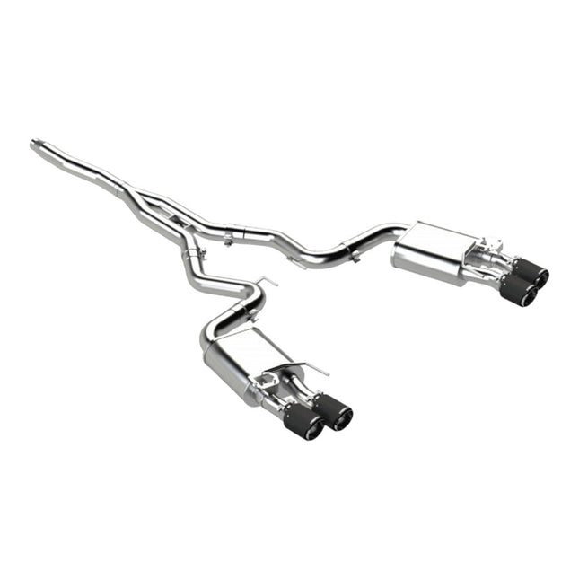 MBRP S72233CF Armor Pro Cat-Back Exhaust with Carbon Tips for Ford Mustang 2.3 EcoBoost (2019-2023)