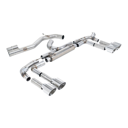 Milltek SSXAU1019 Cat-Back Race Exhaust 3.15" Polished GT-115 Tips for Audi S3 8Y 2.0 TFSI (2020+)