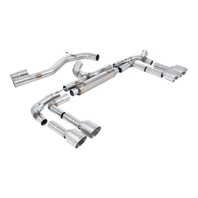 Milltek SSXAU1021 Cat-Back Exhaust for Audi S3 (8Y) — Brushed Titanium GT-115