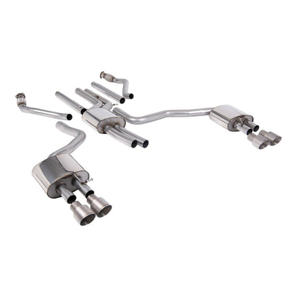 Milltek SSXAU1057 Cat-Back Exhaust for Audi A6 3.0 TFSI S-Line (C7.5) 2015-2018