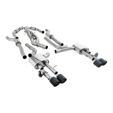 Milltek Sport Cat-Back Exhaust with Carbon JET-115 Tips for Audi S8 D5 (SSXAU1064)