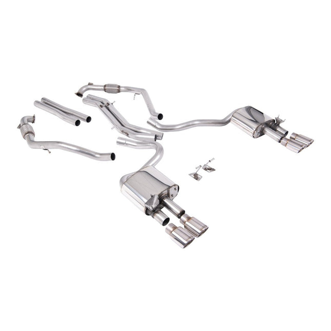 Milltek SSXAU1119 Cat-Back Exhaust for Audi S5 (B9) — Polished Ovals