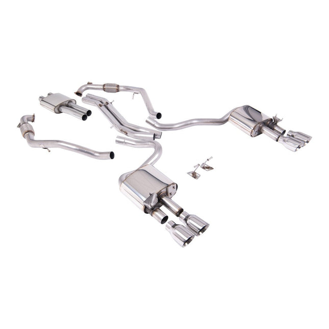 Milltek SSXAU1120 Cat-Back Exhaust for Audi S5 (B9) — Polished GT-100